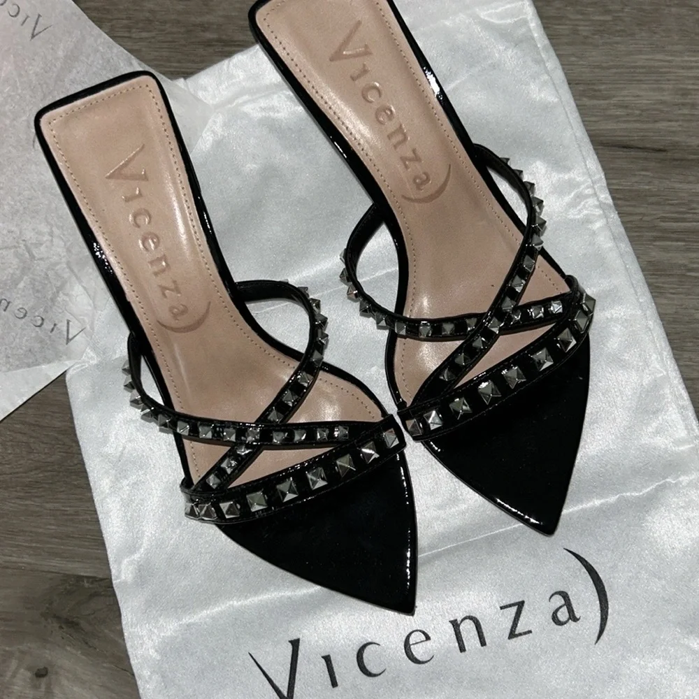 Free people Saga Studded Heels